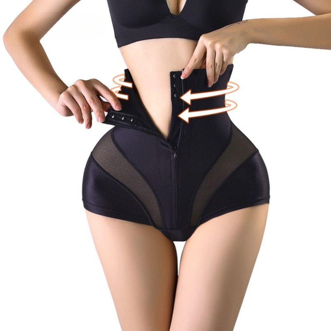 Shapewear Panty Women Body Shaper with Zipper for Waist Trainer