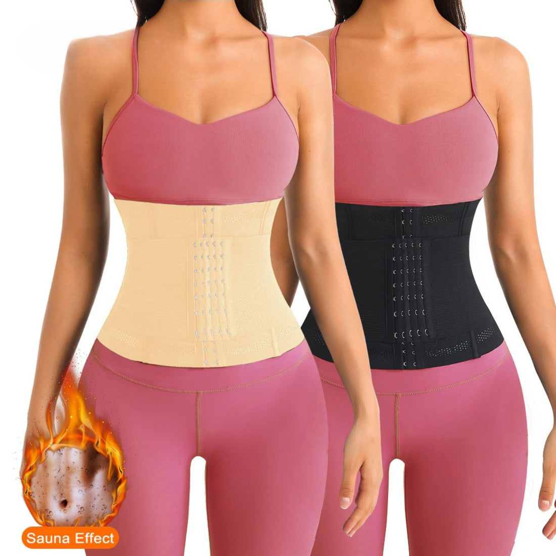 Short Waist Trainer Corset Belly Fat Shapewear Cincher for Workout & Tummy Control