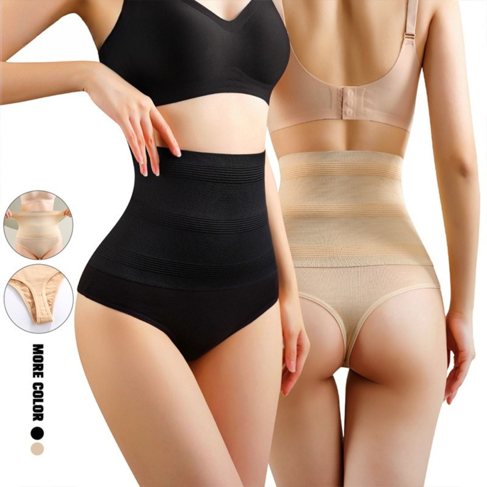 Slim Butt Lifter Panty Tummy Control High Waist Trainer Thong Shapewear