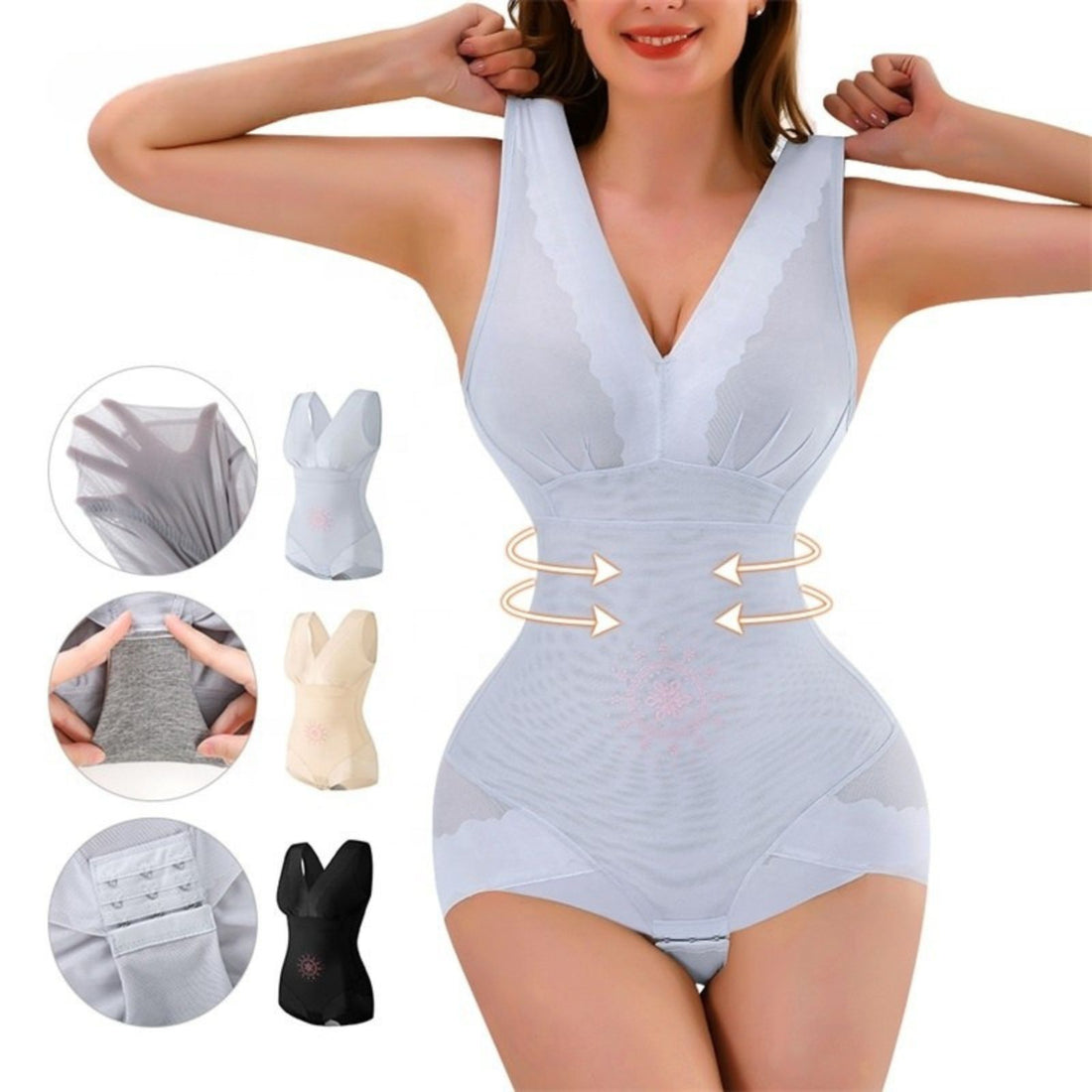 Sports Sauna Compression Sweat Corset Wear Waist Trainer Shaper Bodysuit