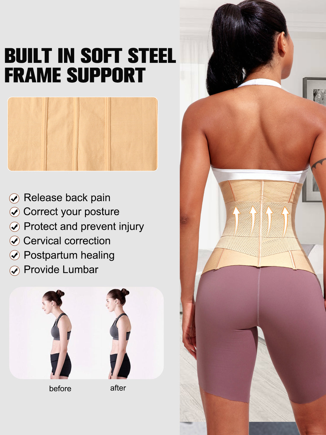 Sweat Belt Waist Trimmer Fitness Shaper Slimming Belt Waist Control