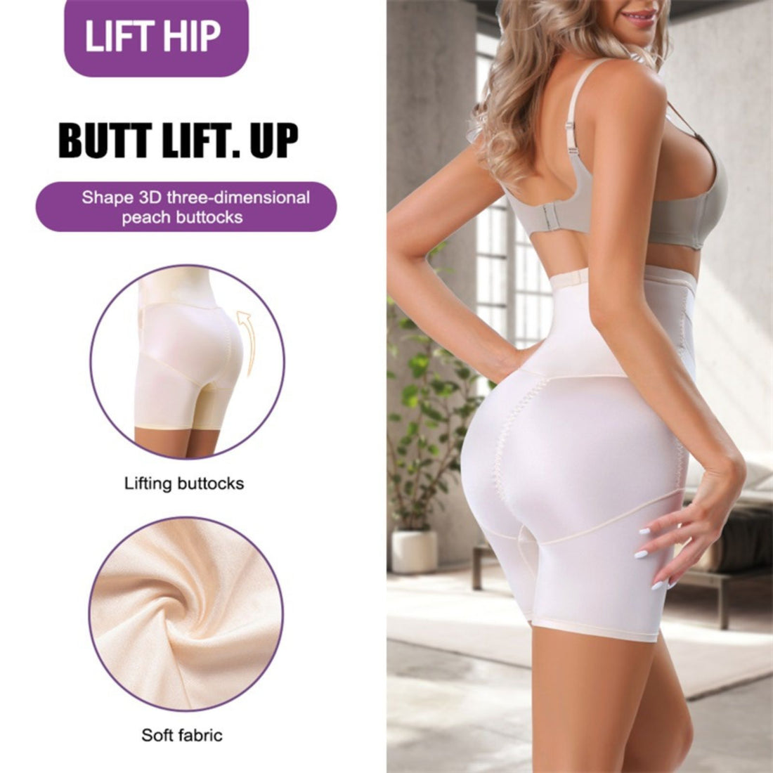 Thigh Butt Lift Shapewear High Waist Trainer Tummy Control Panties Shaper