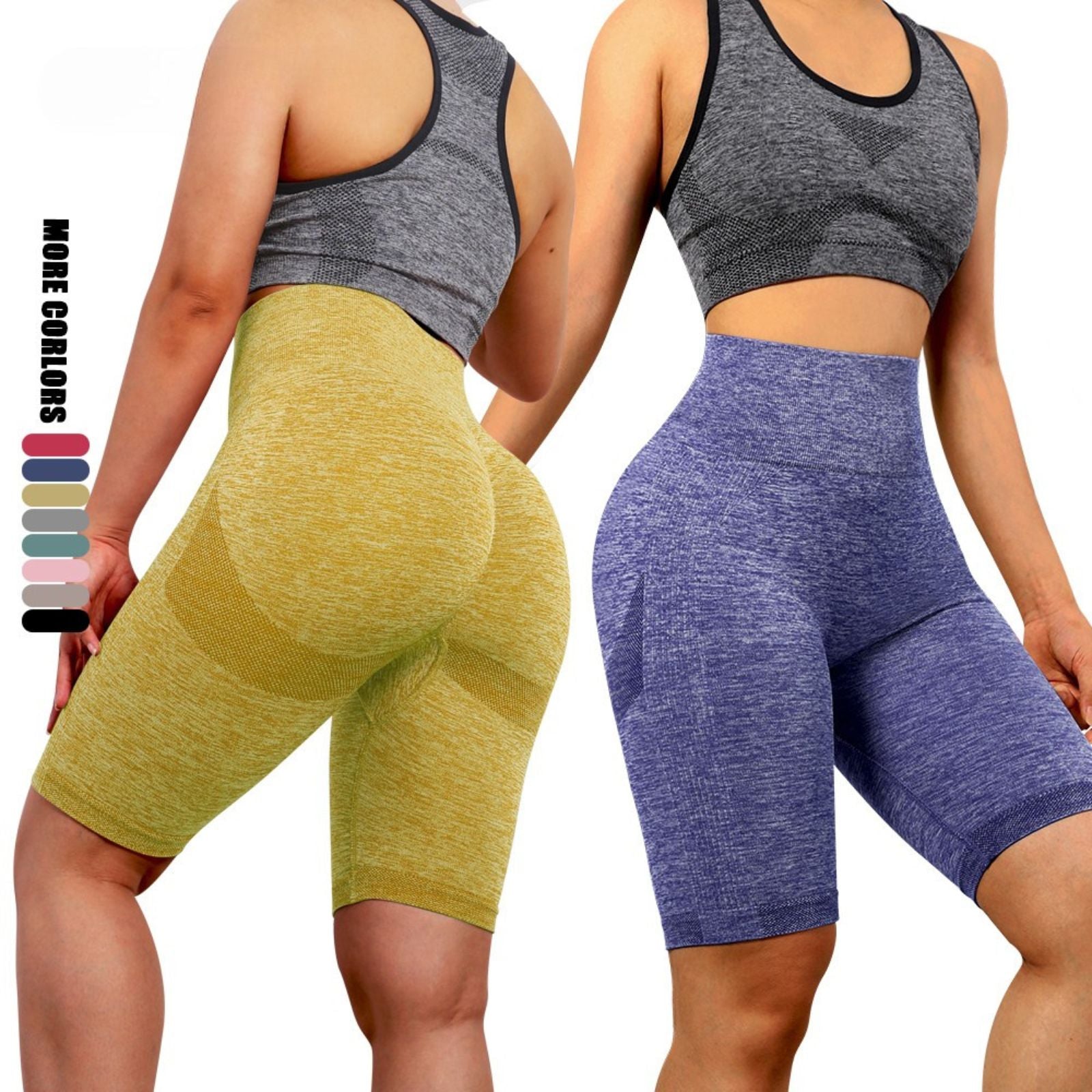 Tummy Control Fitness Gym Pants for Waist Slimming and Butt Enhancement