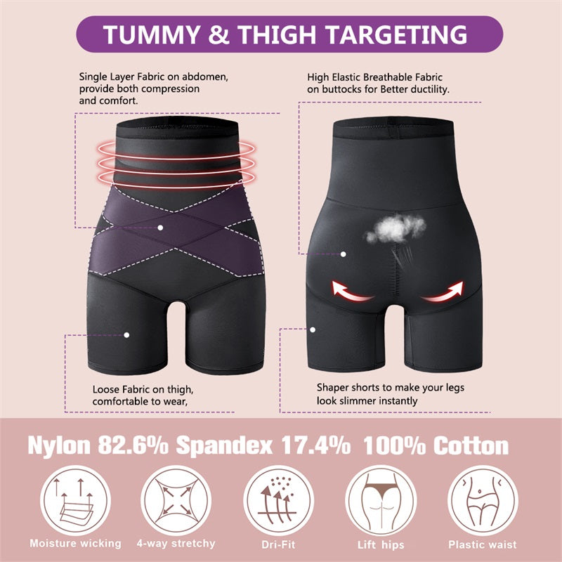 Tummy Control Panties Butt Lift Thigh Shapewear Underwear High Waist Trainer Shaper