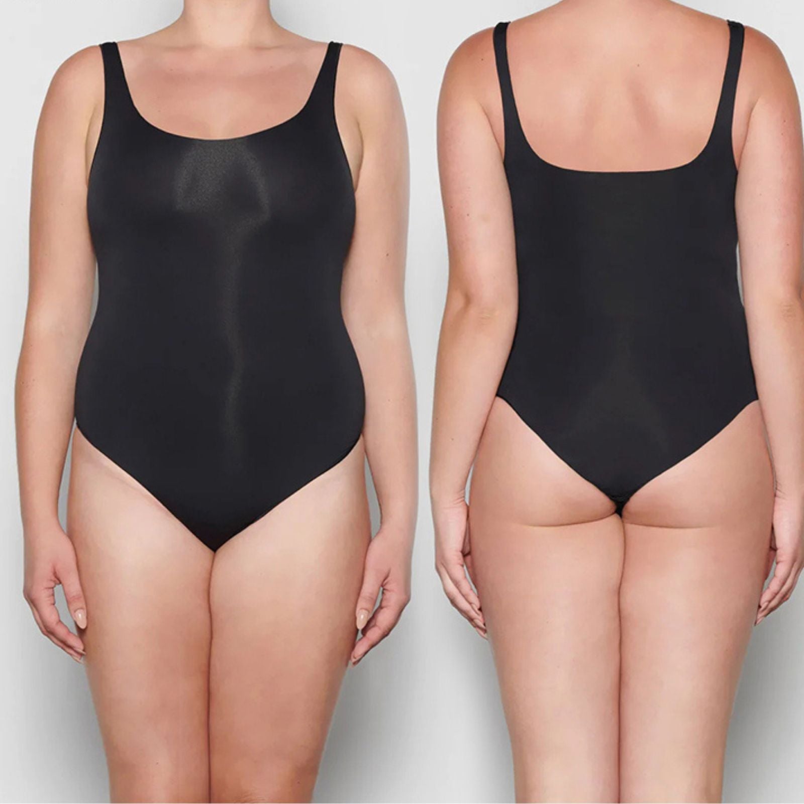 Tummy Control Shaper Shoulder Strap Waist Trainer Thong Bodysuit Shapewear