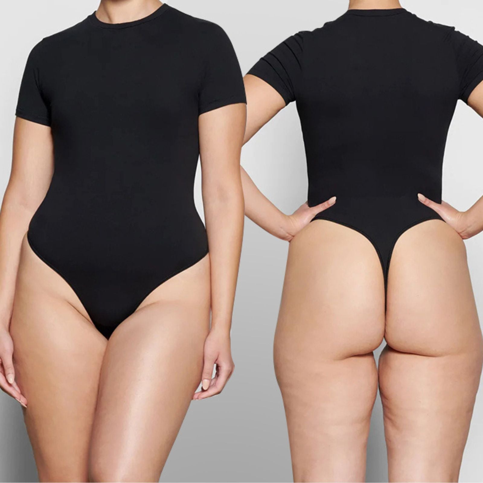 Tummy Control Shaper Shoulder Strap Waist Trainer Thong Bodysuit Shapewear