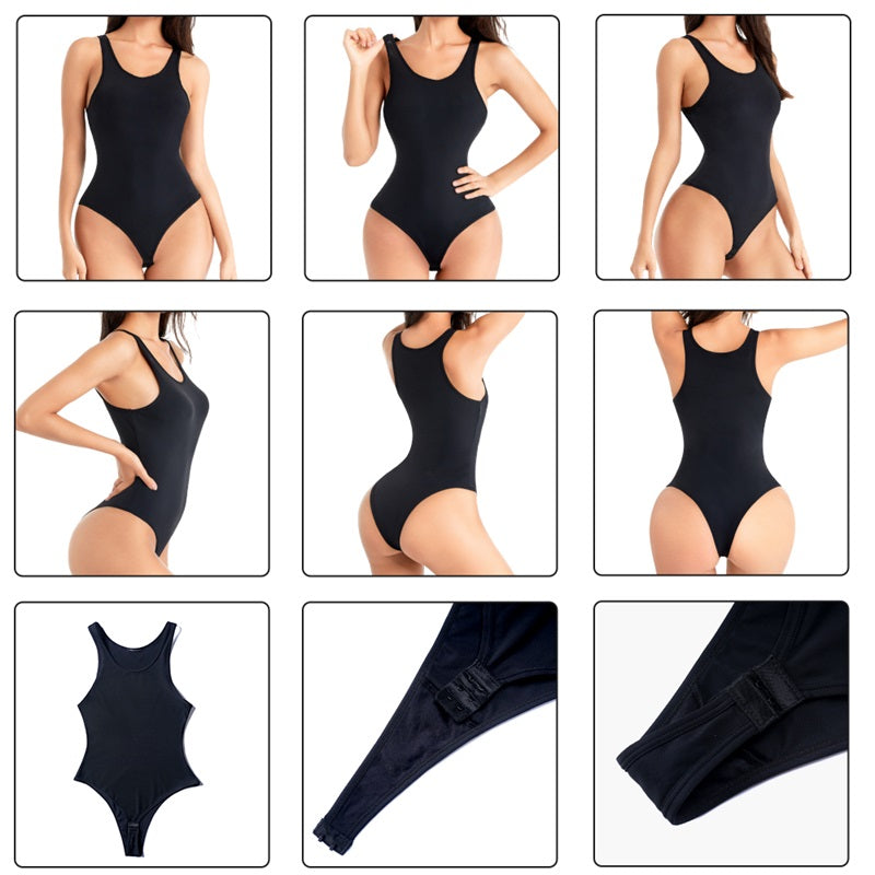 Tummy Control Slim Body Seamless Thong Bodysuit High Waist Trainer Shaper