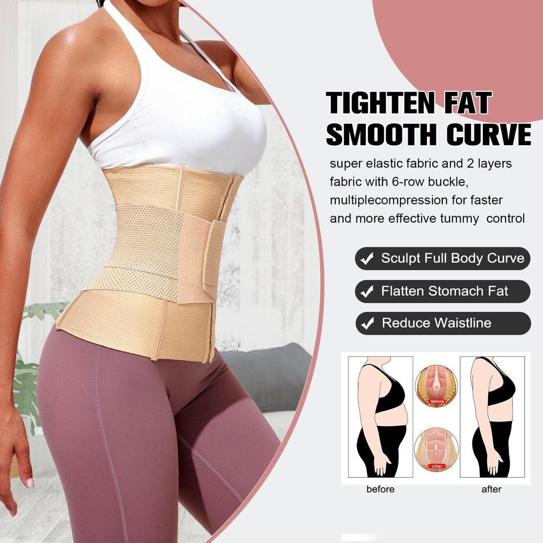 Waist Trainer Belt | Waist Trimmer Belt | Iamskin.com
