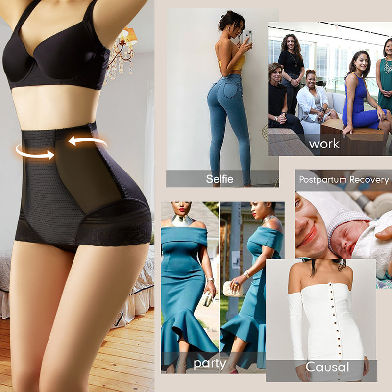 Women High Waist Trainer Shapewear Leggings Jumpsuit Panties Tummy Slim