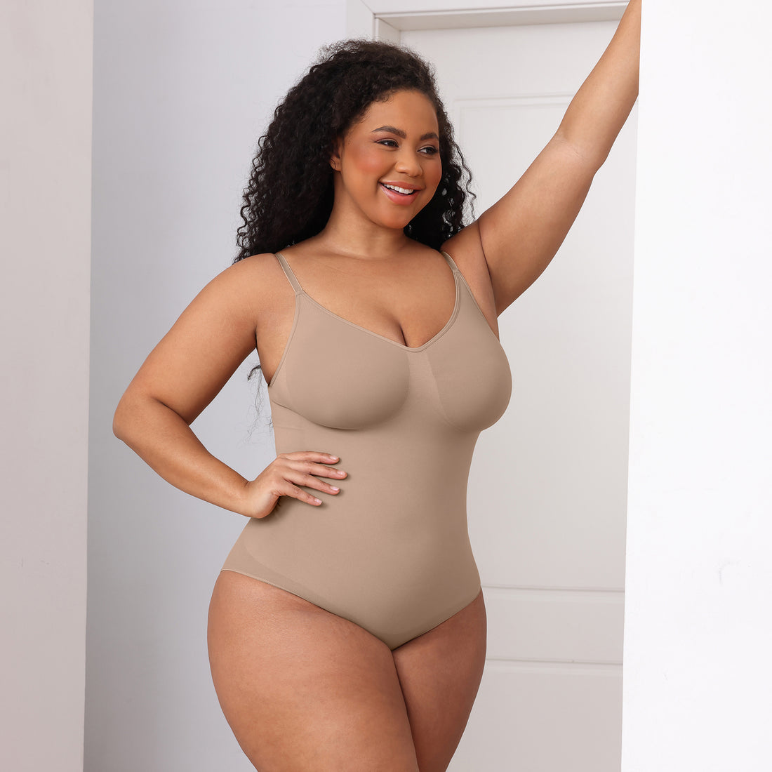 Women’s Sculpting Shapewear Bodysuit Waist Trainer Body Shaper