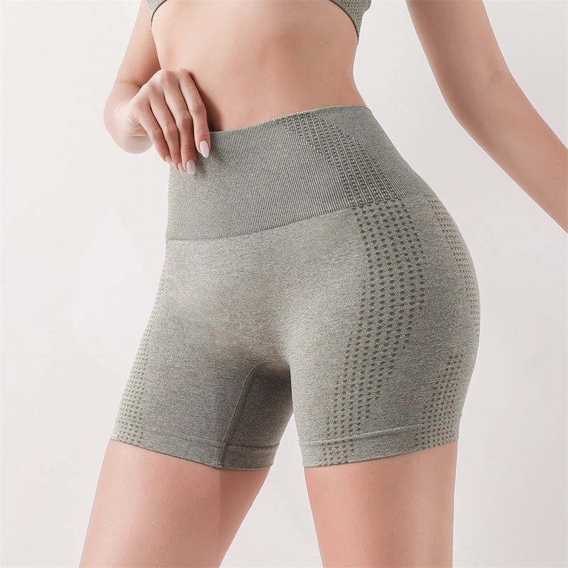 Women's High Waist Seamless Butt Lift Sport Panties Workout Shorts