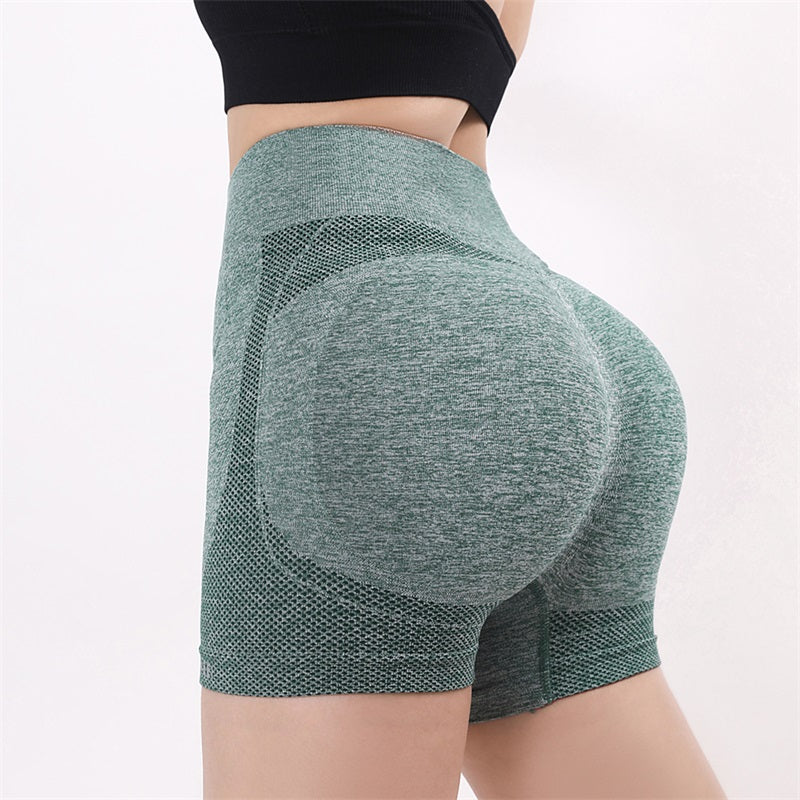 Yoga Shorts Seamless Gym Workout Fitness Leggings for Waist Slimming