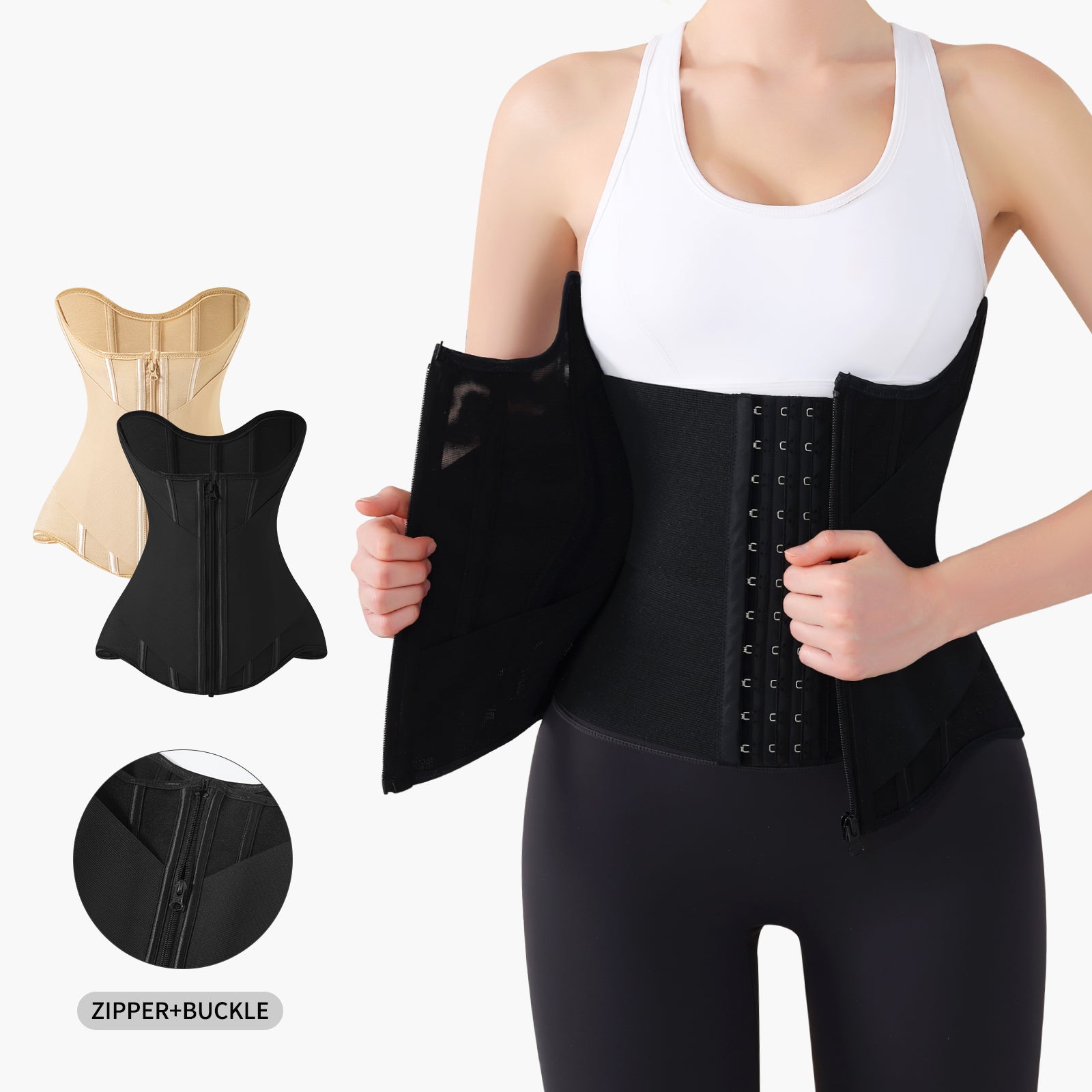Zipper Waist Trainer | Workout Waist Trainer | Iamskin.com